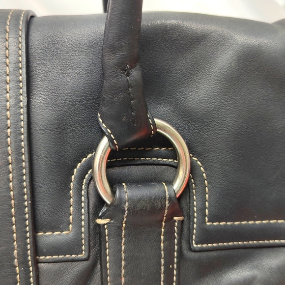 Retired- Soho Buckle Satchel Black - Picture 7 of 13